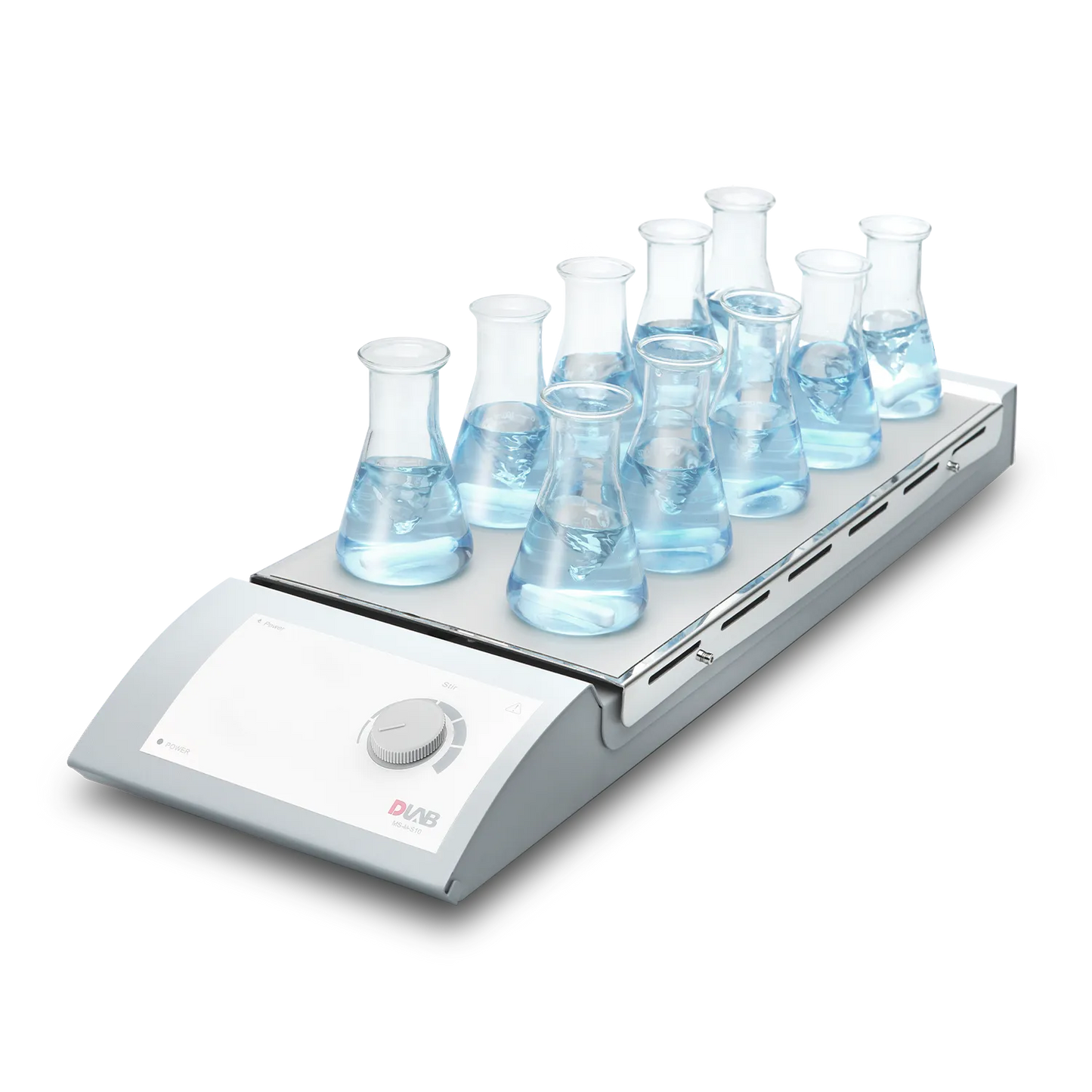 DLAB MS-H-S10, 10-Position Magnetic Hotplate Stirrer