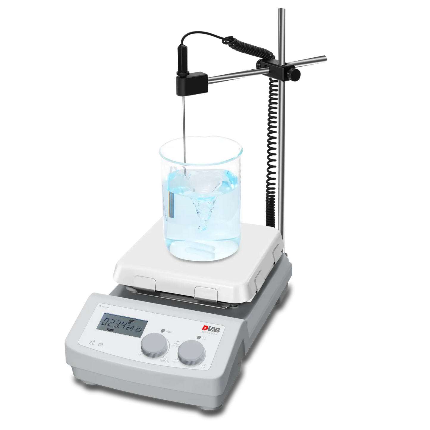 DLAB MS7-H550-Pro LCD Digital 7X7 inch Hotplate Magnetic Stirrer