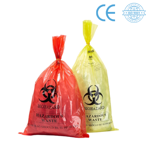 BKMAM™ Disposable Biohazard Waste Bags, Autoclavable, PP Material